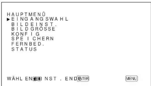 SONY PFM42B2 - Speichern der aktuellen Einstellungen - 1