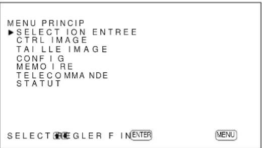 SONY PFM42B2 - Appuyez sur MENU. - 1
