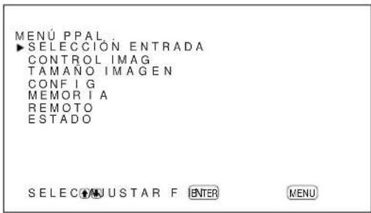 SONY PFM42B2 - Selección del idioma en pantalla - 1