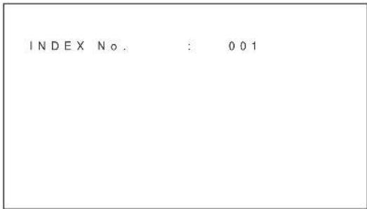 SONY PFM42B2 - To change the index number - 3