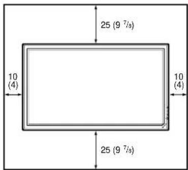 SONY PFM42B2 - When mounting the display horizontally Front - 1
