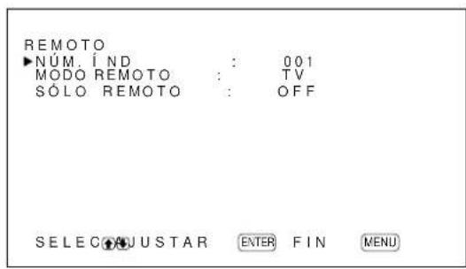 SONY PFM42B2 - Empleo de una pantalla española con el mando a distancia - 7