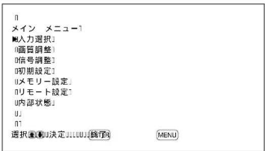 SONY PFM42B2 - MENU求夕を押す。 - 1
