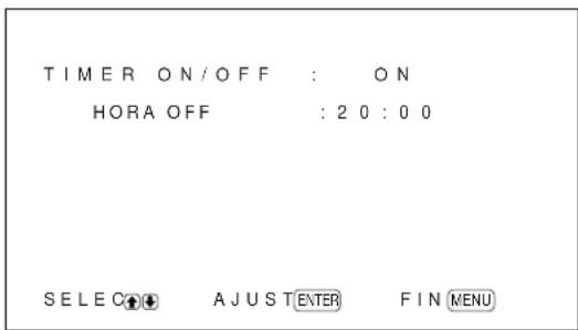 SONY PFM42B2 - Función de temporizador de desactivación (sólo en PFM-42B2/42B2E) - 2