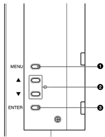 SONY PFM42B2 - Steuertastenbereich (Rückseite) - 1