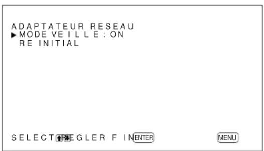 SONY PFM42B2 - Si I'écran s'immobilise lorsque vous utilisez l'adaptateur réseau - 1