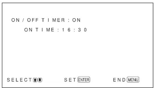SONY PFM42B2 - On Timer Function (PFM-42B2/ 42B2E only) - 2