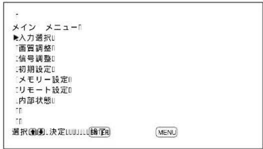 SONY PFM42B2 - MENUロタを押む。 - 1