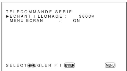 SONY PFM42B2 - Fonction MENU ECRAN - 1