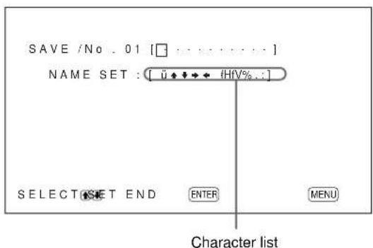 SONY PFM42B2 - Press / to move the cursor (▶) to "MEMORY" and press ENTER. - 3
