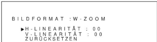 SONY PFM42B2 - Einstellen der Linearitätswerte - 1