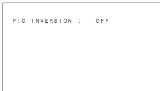 SONY PFM42B2 - Reversing the Image - 4