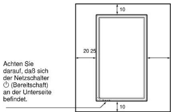 SONY PFM42B2 - Wenn Sie den Monitor vertikal verwenden - 1