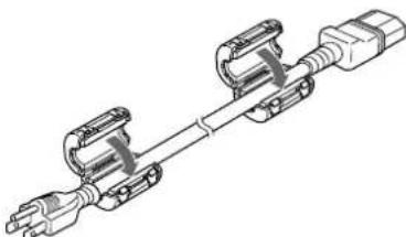 SONY PFM42B2 - Fixation du noyau de ferrite (PFM42B2/42B2E uniquement) - 1