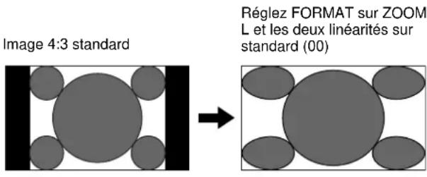 SONY PFM42B2 - Modification du rapport d'aspect - 2
