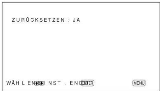 SONY PFM42B2 - Zurücksetzen der Optionen im Menu BILDEINST. auf ihre ursprünglichen Werte - 2