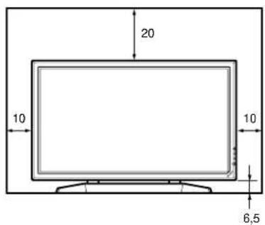 SONY PFM42B2 - Installazione con il supporto (non in dotazione) - 1