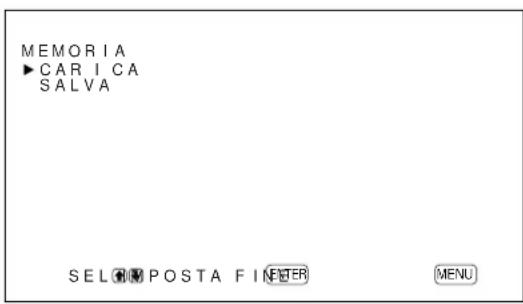 SONY PFM42B2 - Memorizzazione dell'impostazione corrente - 2