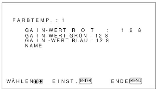 SONY PFM42B2 - Wenn Sie "1" bis "6" auswahlen - 1