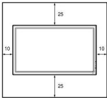 SONY PFM42B2 - Installazione orizzontale del display - 1