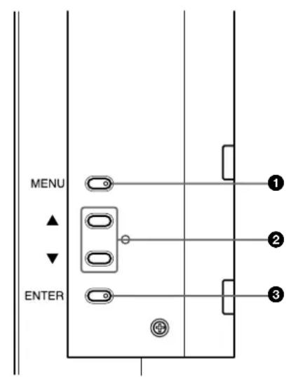 SONY PFM42B2 - Section de la touche de contrôle (Arrière) - 1