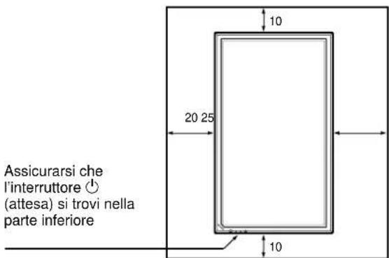 SONY PFM42B2 - Installazione verticale del display - 1