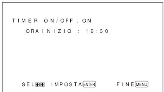 SONY PFM42B2 - Funzione di timer di attivazione (solo PFM-42B2E) - 2