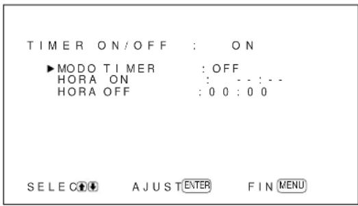 SONY PFM42B2 - Función de temporizador de desactivación (sólo en PFM-42B2/42B2E) - 1