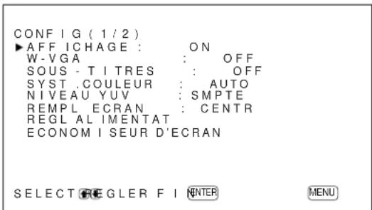 SONY PFM42B2 - Réglage du début en bauds - 2