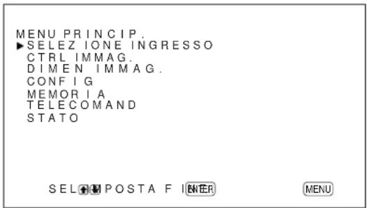 SONY PFM42B2 - Premere MENU. - 1