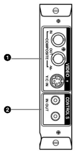 SONY PFM42B2 - Adaptador de entrada de video y Control S (no suministrado) - 1