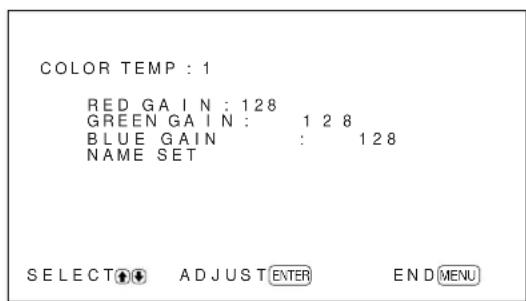 SONY PFM42B2 - When you select "1" to "6" - 1