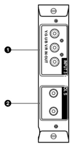 SONY PFM42B2 - Farbdifferenzeinggangssignaladapter (mit Control S-Anschluß) BKM-B12 (nicht mitgeliefert) - 1