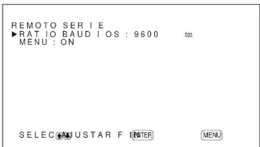 SONY PFM42B2 - Función MENU - 1