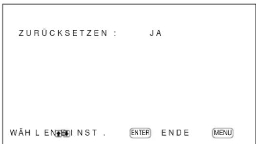SONY PFM42B2 - Zurücksetzen von Bildgroße und -position auf die ursprünglichen Werte - 2