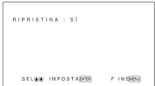 SONY PFM42B2 - Ripristino delle dimensioni e della posizione dell'immagine originali - 2