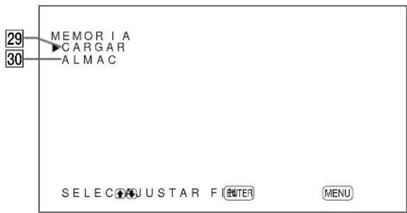 SONY PFM42B2 - Menu MEMORIA - 1