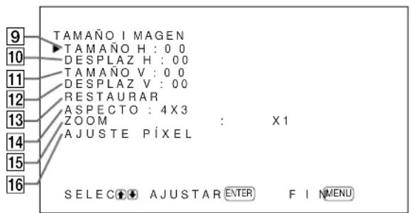 SONY PFM42B2 - Menu TAMANO IMAGEN - 1