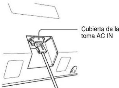 SONY PFM42B2 - Conexión del cable de alimentación de CA - 2
