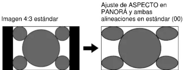 SONY PFM42B2 - Modificación de la relacion de aspecto - 2