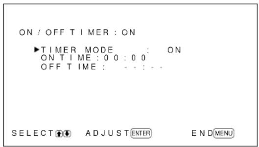SONY PFM42B2 - On Timer Function (PFM-42B2/ 42B2E only) - 1