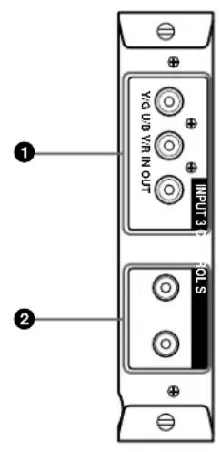SONY PFM42B2 - Adaptateur d'entrée du composant (avec contrôle S) BKM-B12 (non fourni) - 1