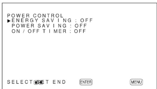 SONY PFM42B2 - Power Saving Function - 1