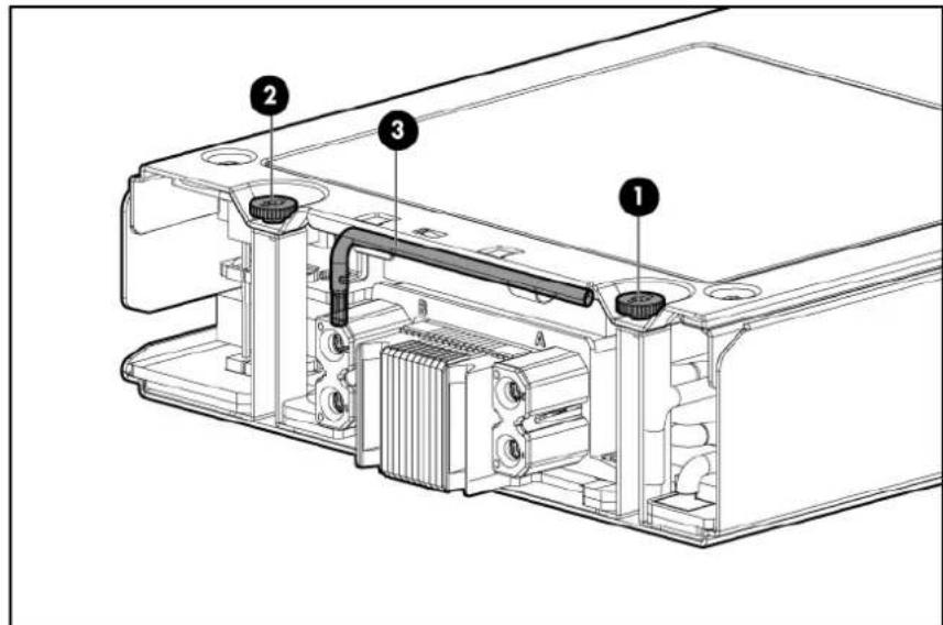 HP ProLiant BL2x220c G7 - Accès aux composants - 1