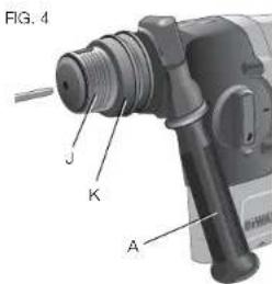 DEWALT DC223 - Mandrin SDS (Fig. 4) - 1