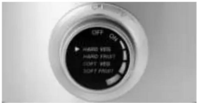 Solis Juice Fountain Compact 8451 - THE ROTARY CONTROL FUNCTIONS AND THE DISPLAY - 1