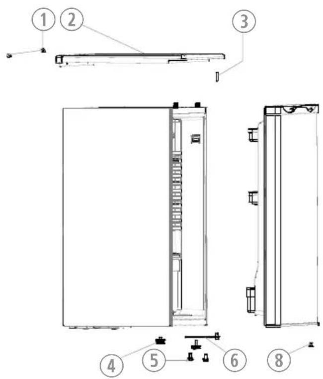 SEVERIN VKS 8805 - Switch door hinge side - 1