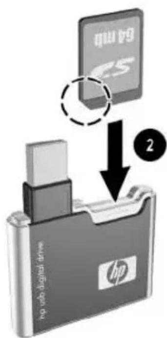 HP Compaq 6510b - Instalacion de la Tarjeta de memoria SD - 2
