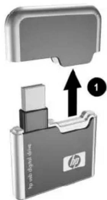 HP Compaq 6510b - Installazione della schedà di memoria SD - 1