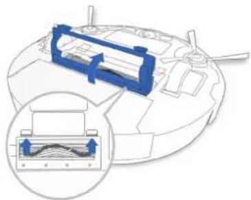 ECOVACS DEEBOT 711S - Cepillo principal y cepillos laterales - 4